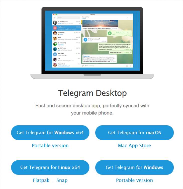 Tải Telegram cho máy tính