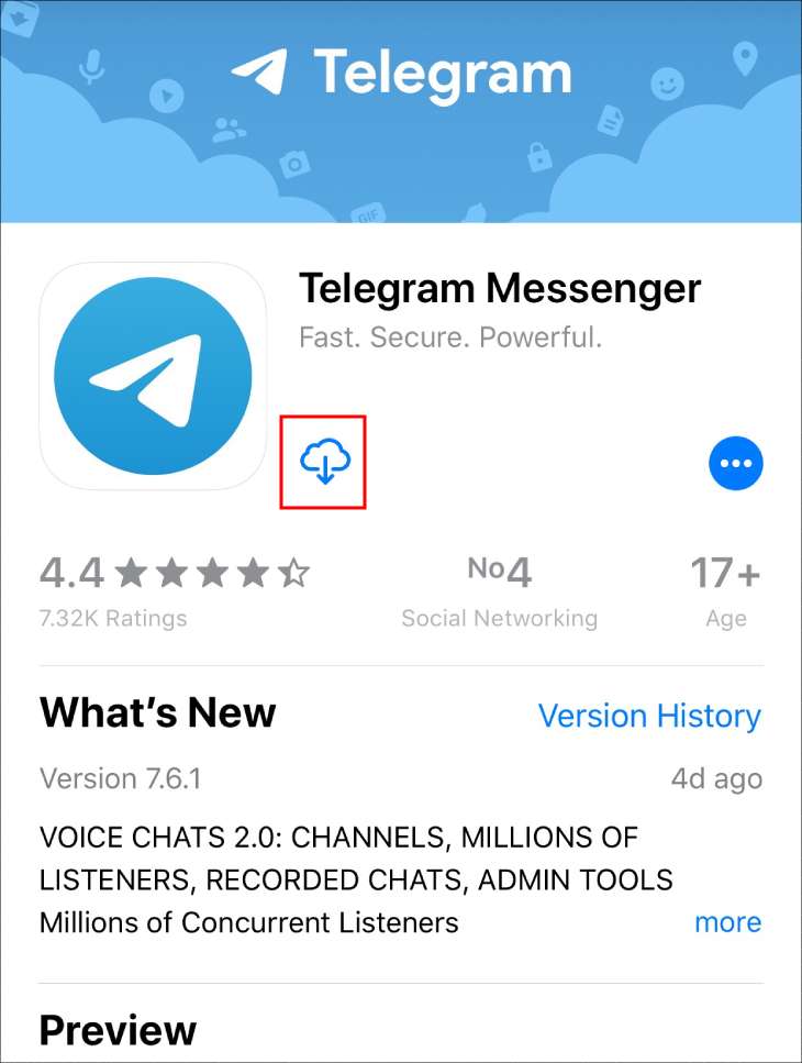 Tải Telegram cho điện thoại iOS