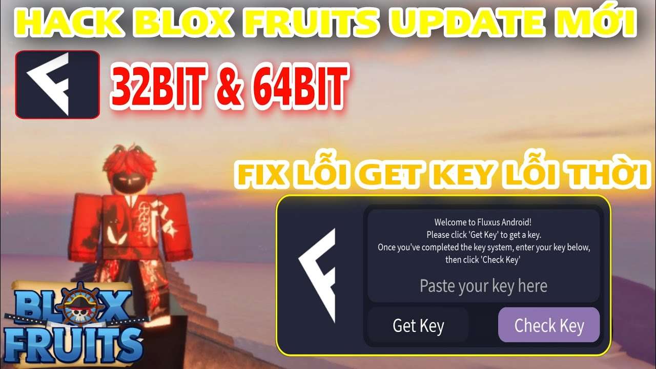 Cách lấy Key Hack Blox Fruit
