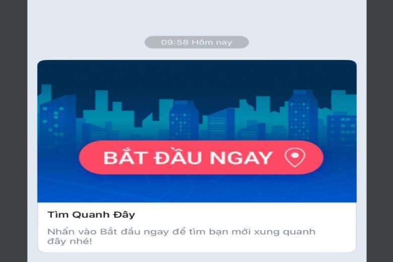 Cách bật tìm quanh đây của Zalo