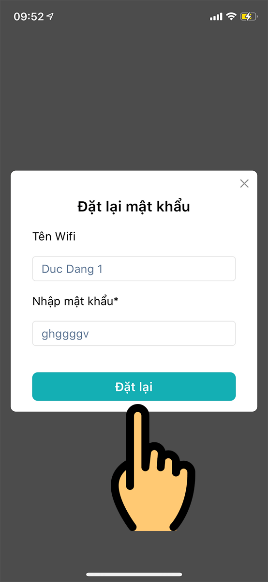 Đổi mật khẩu Wi-Fi Viettel trên điện thoại