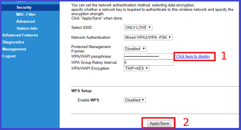 Cách thay đổi mật khẩu WiFi VNP