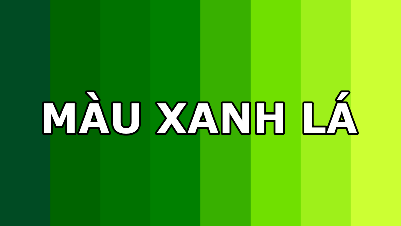 Cách pha màu xanh lá cây đẹp chuẩn tone nhất