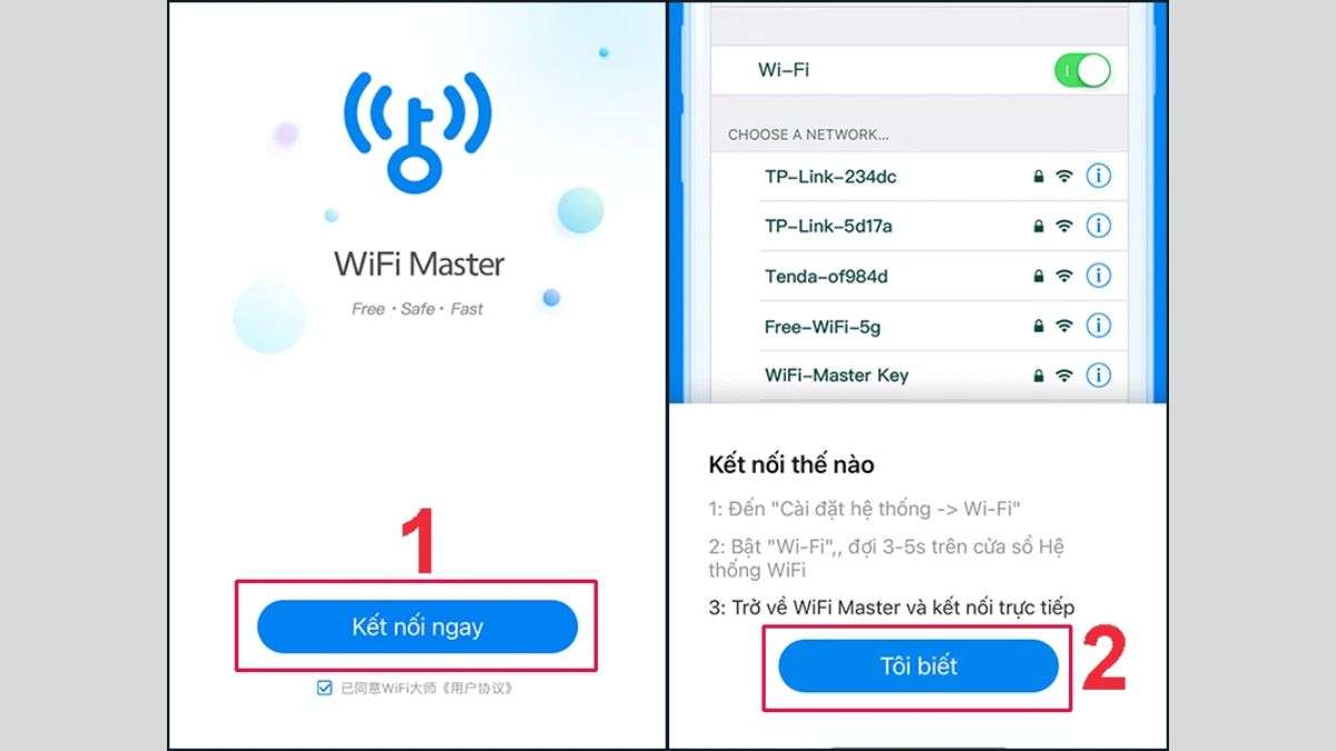 Sử dụng ứng dụng Wifi Master