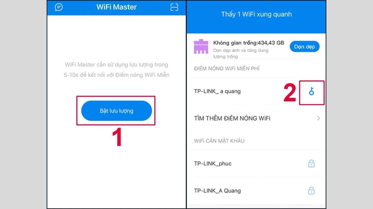 Sử dụng ứng dụng Wifi Master