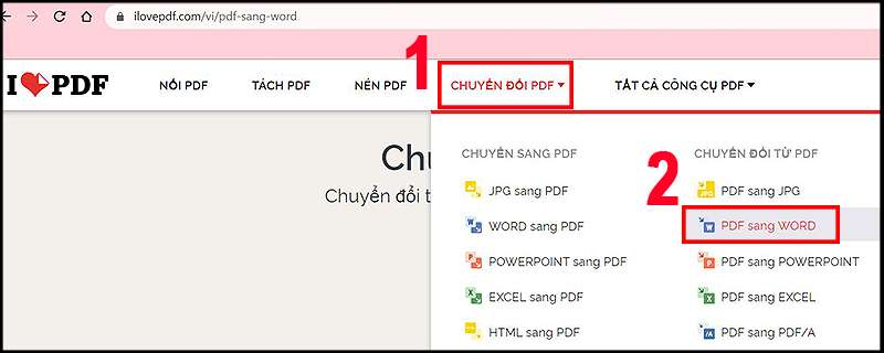 chuyển pdf sang word không bị lỗi font 10