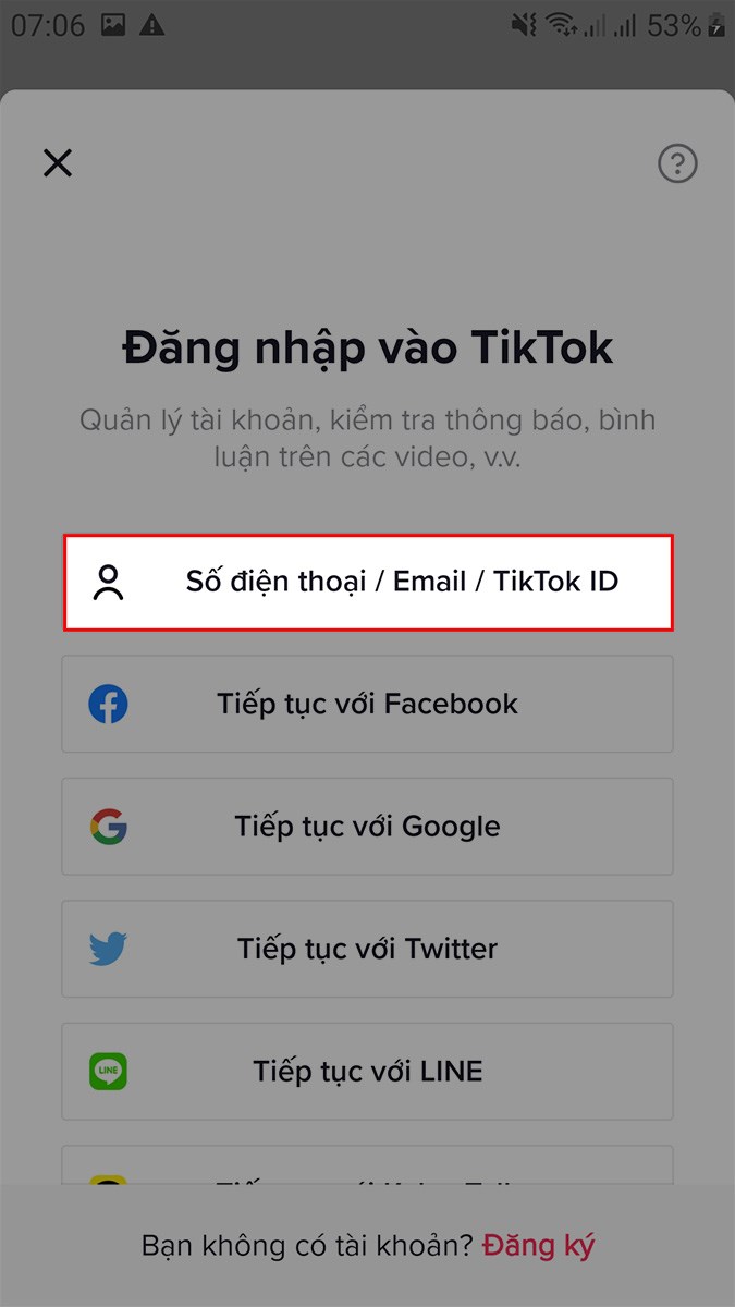 Cách lấy lại nick TikTok bị mất bằng Email