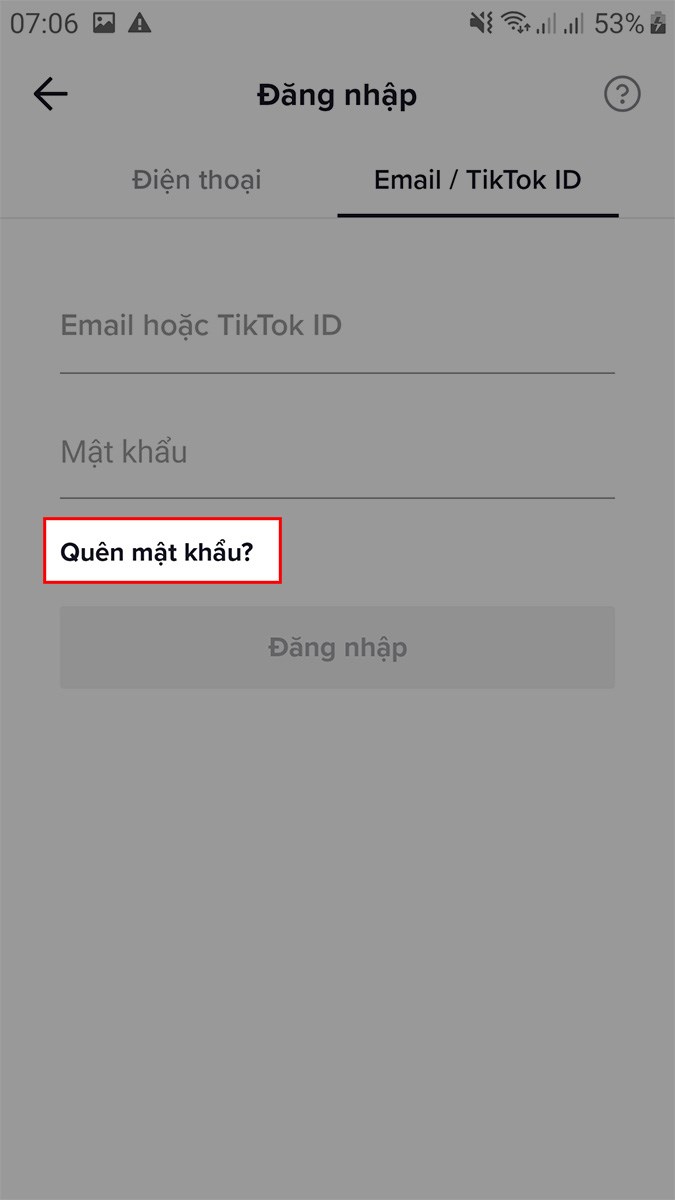 Cách lấy lại tài khoản TikTok bị mất bằng số điện thoại