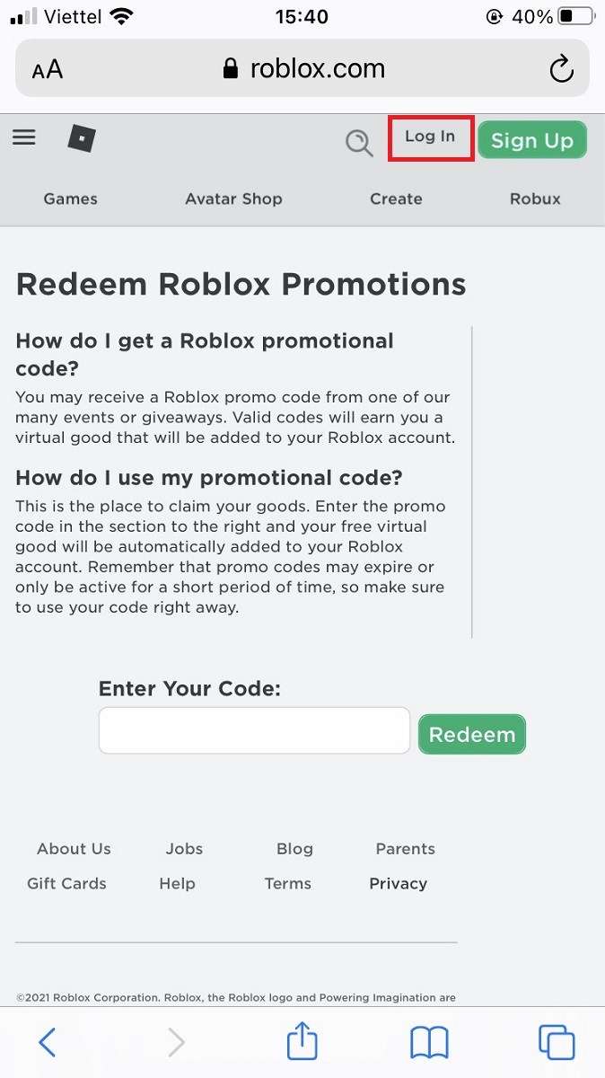 Cách sử dụng Code Roblox