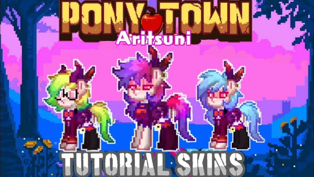 Cách tạo skin Pony Town