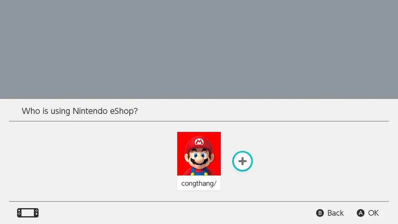 Cách tạo tài khoản Nintendo Switch