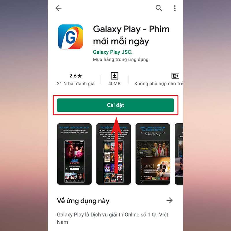 Link Tải Galaxy Play cho điện thoại iPhone