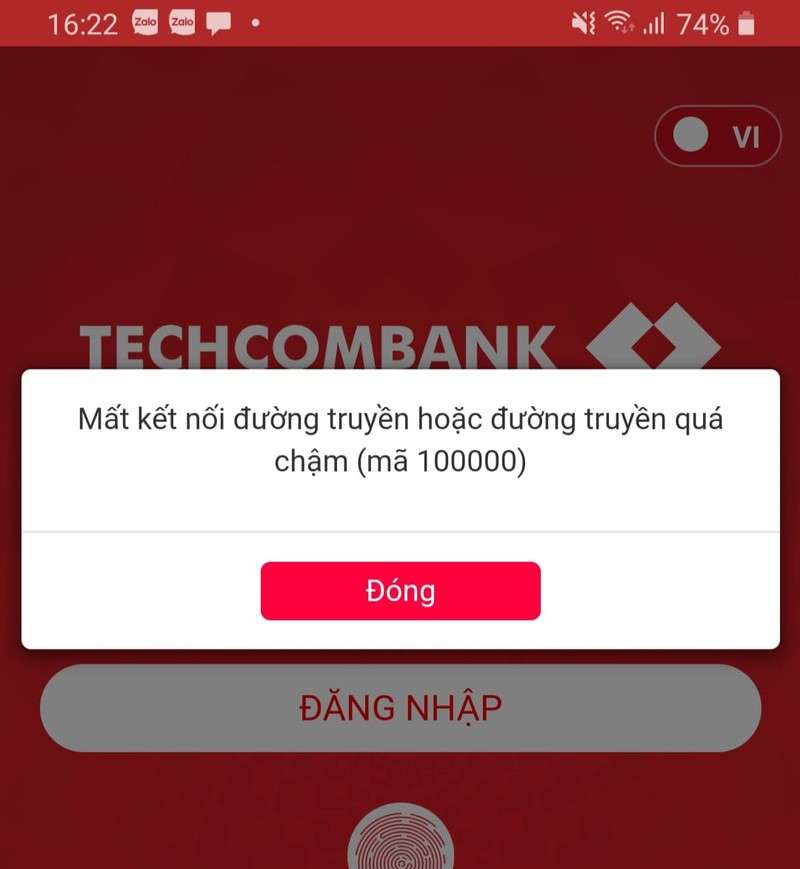 techcombank bị lỗi hôm nay 3