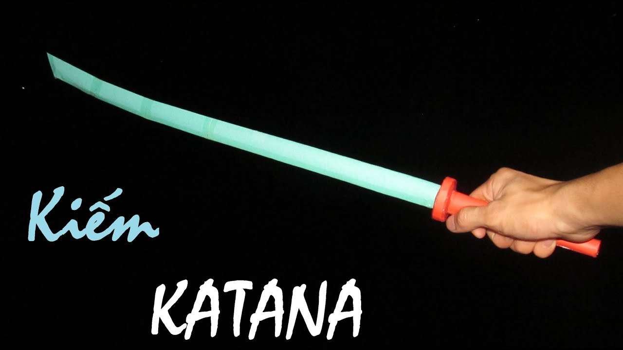 Cách làm kiếm Katana bằng giấy