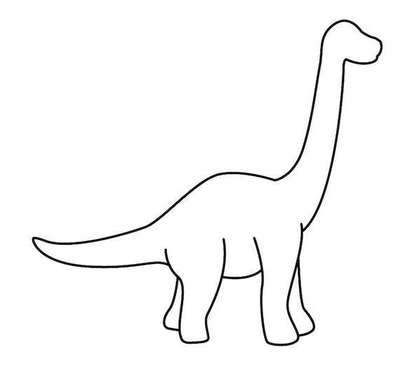 cách vẽ khủng long 6