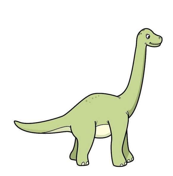 cách vẽ khủng long 8