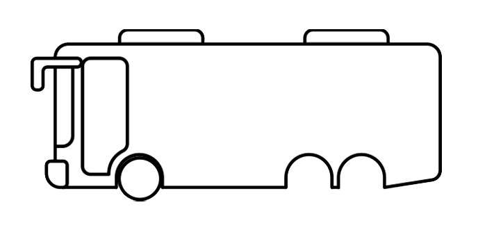cách vẽ xe buýt 5