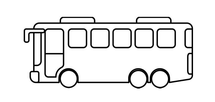 cách vẽ xe buýt 6