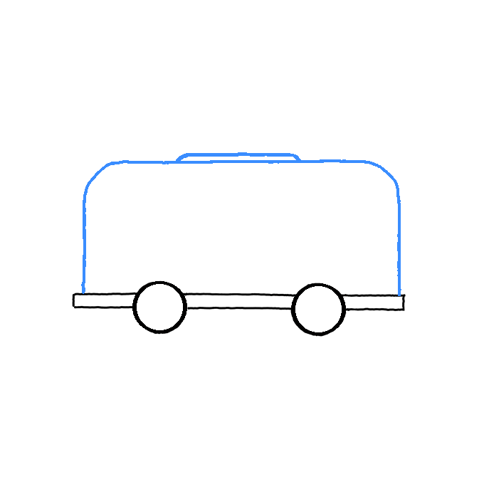 cách vẽ xe buýt 9