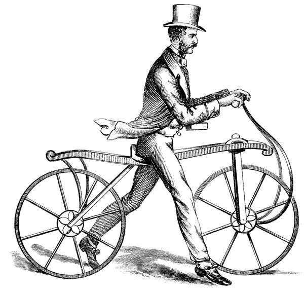 cách vẽ xe đạp 2