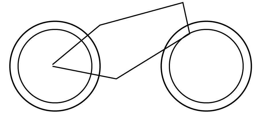 cách vẽ xe đạp 6
